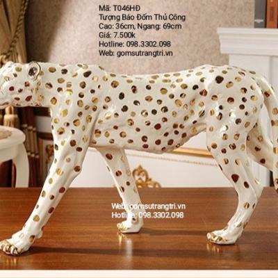 tượng sứ, tượng trang trí,tượng báo đốm, tượng trung quốc,